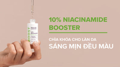 10% Niacinamide Booster tác động trên da như thế nào?