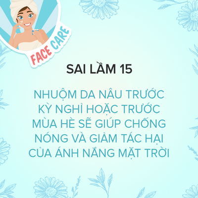 Sai Lầm 15: Nhuộm Da Nâu Trước Kỳ Nghỉ Hoặc Trước Mùa Hè Sẽ Giúp Chống Nóng Và Giảm Tác Hại Của Ánh Nắng Mặt Trời