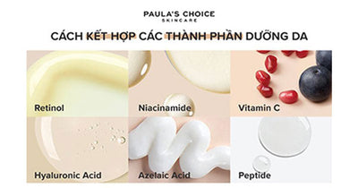Cách kết hợp các sản phẩm chứa thành phần dưỡng da mạnh