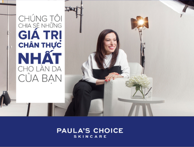 Khám phá  người truyền cảm hứng nói gì về thành phần trong sản phẩm Paula’s Choice?