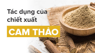 Tác dụng của chiết xuất cam thảo với da bạn không nên bỏ qua