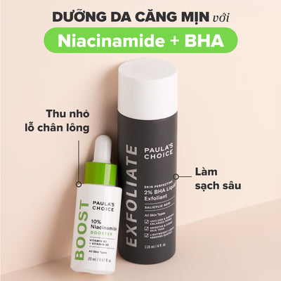 Tinh chất giúp thu nhỏ lỗ chân lông và làm sáng da 10% Niacinamide Booster 20ml