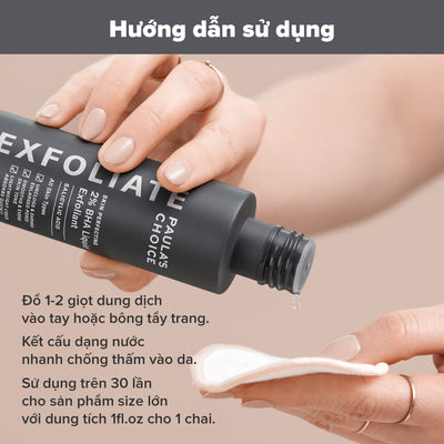 Dung dịch loại bỏ tế bào chết Skin Perfecting 2% BHA Liquid Exfoliant