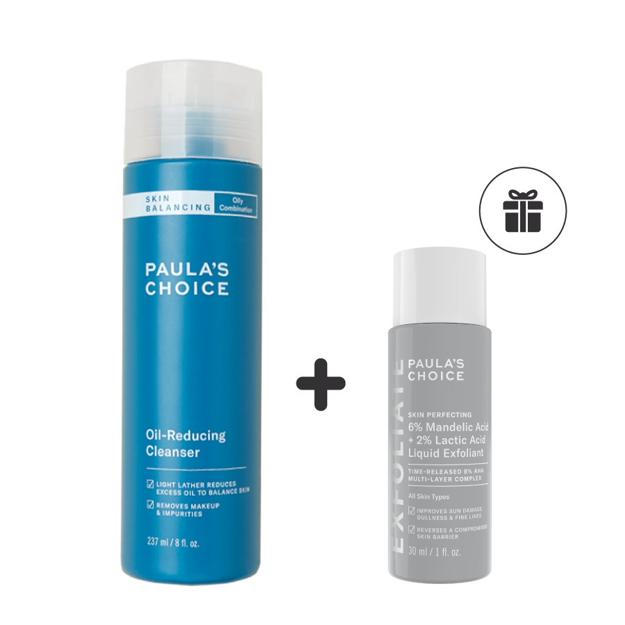 Sữa rửa mặt làm sạch lỗ chân lông và giảm dầu thừa Paula’s Choice Skin Balancing Oil-Reducing Cleanser 237ml