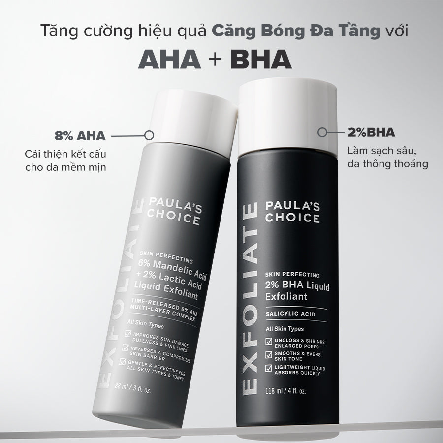 Dung dịch loại bỏ tế bào chết Skin Perfecting 2% BHA Liquid Exfoliant