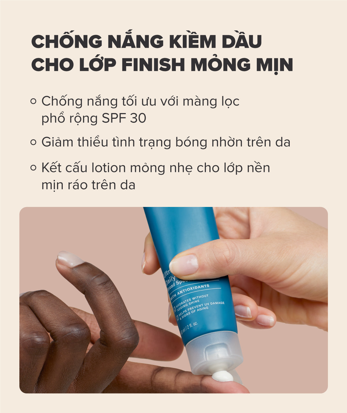 Kem chống nắng dạng sữa giúp dưỡng ẩm và giảm nếp nhăn trên da SPF 50 Resist Youth-Extending Daily Hydrating Fluid Broad Spectrum SPF 50