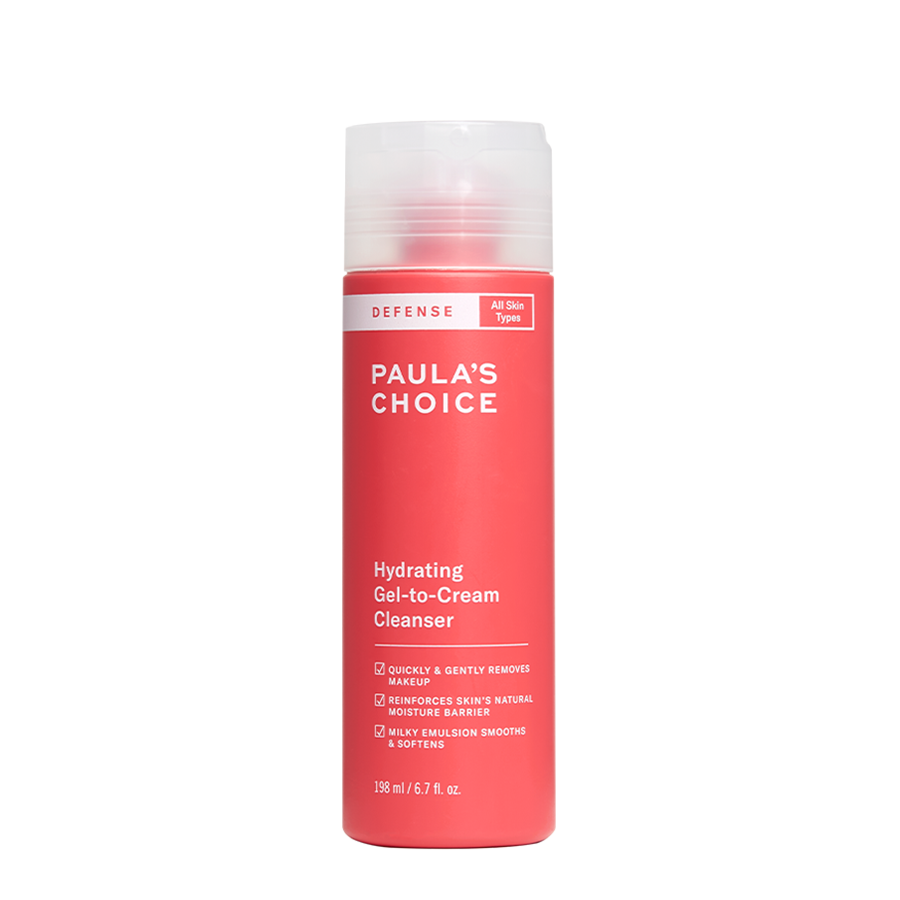 Gel rửa mặt làm sạch và giúp da mềm mịn Paula's Choice Defense Hydrating Gel-To-Cream Cleanser