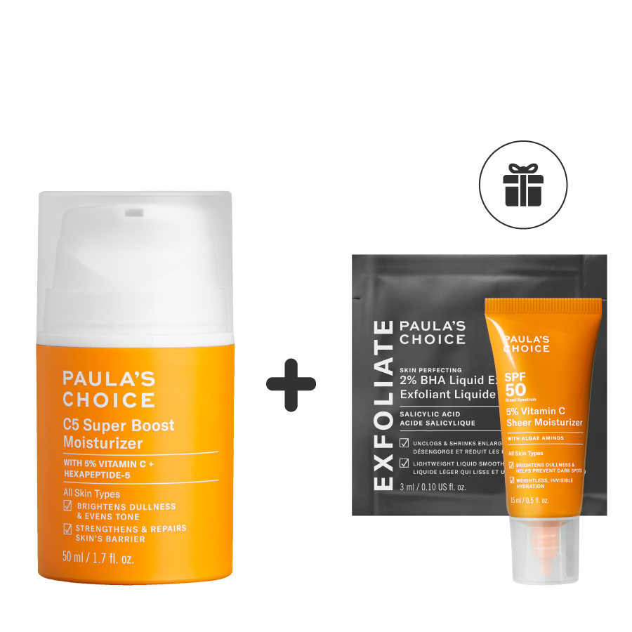 Kem dưỡng ẩm làm sáng da, tăng sinh collagen và giúp da mềm mịn với 5% Vitamin C C5 Super Boost Moisturizer