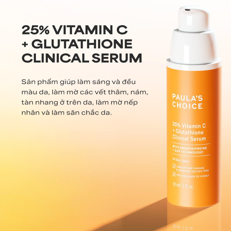 glutathione và vitamin c Paula's Choice 25% Vitamin C + Glutathione Clinical Serum main image 1