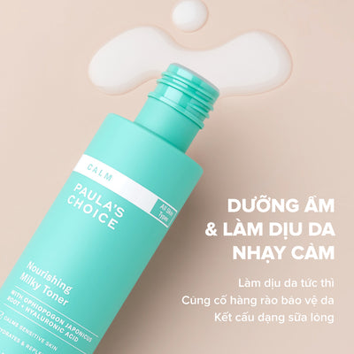 Nước cân bằng dịu nhẹ cho da nhạy cảm Calm Nourishing Milky Toner 118ml