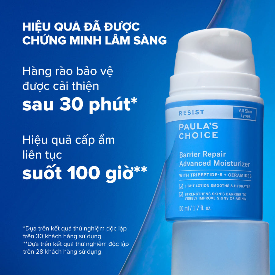 Kem dưỡng ẩm tái tạo hàng rào bảo vệ da, giảm nếp nhăn và làm săn chắc da Resist Barrier Repair Advanced Moisturizer 50ml