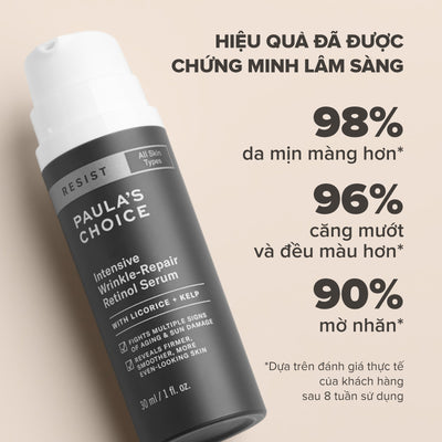 Tinh chất  ngăn ngừa lão hóa, làm giảm nếp nhăn  Resist Intensive Wrinkle-Repair Retinol Serum 30ml