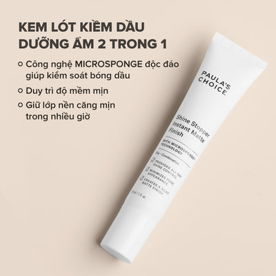 Kem lót hút dầu thừa và làm mịn bề mặt da Shine Stopper Instant Matte Finish 30ml