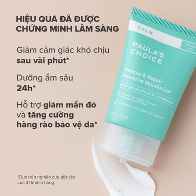 Kem dưỡng ẩm phục hồi cho da khô nhạy cảm Calm Rescue & Repair Intensive Moisturizer 60ml