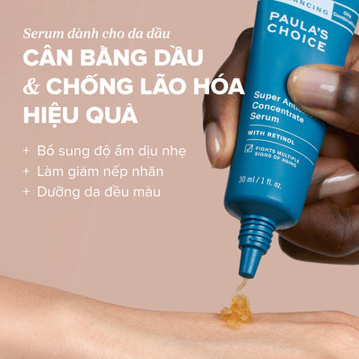 Tinh chất chống lão hóa cân bằng độ ẩm Skin Balancing Super Antioxidant Concentrate Serum With Retinol