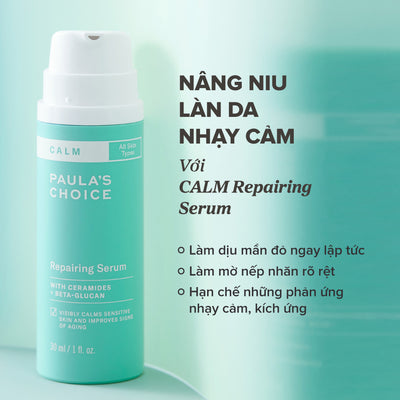 Tinh chất chống lão hóa & làm dịu da nhạy cảm Calm Repairing Serum