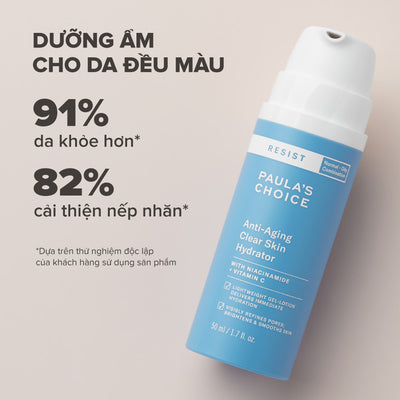 Kem dưỡng ẩm mềm mịn cho da dầu lão hóa Resist Anti-Aging Clear Skin Hydrator