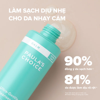 Sữa rửa mặt giúp làm sạch và làm dịu da nhạy cảm Calm Ultra-Gentle Cleanser