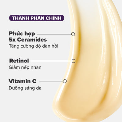 Kem dưỡng ẩm làm mờ nếp nhăn và tăng cường collagen giúp săn chắc da Clinical Ceramide-Enriched Firming Moisturizer 50ml