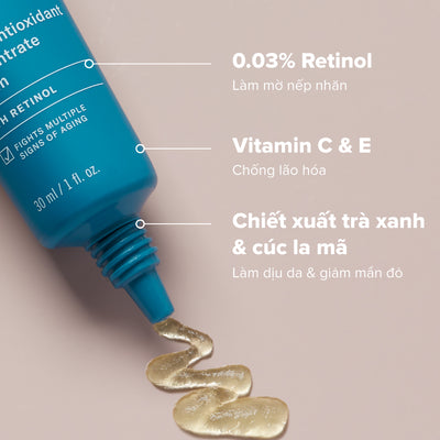 Tinh chất chống lão hóa cân bằng độ ẩm Skin Balancing Super Antioxidant Concentrate Serum With Retinol