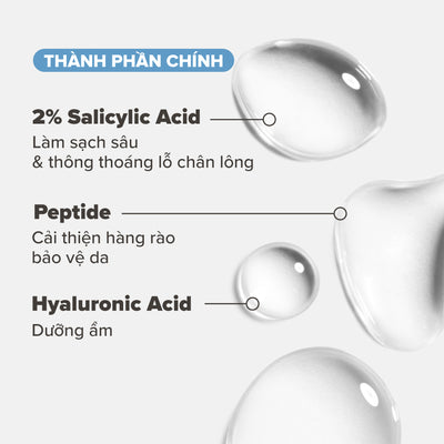 Gel làm sạch tế bào chết dịu nhẹ cho da nhạy cảm 1% BHA Sensitive Skin Exfoliant