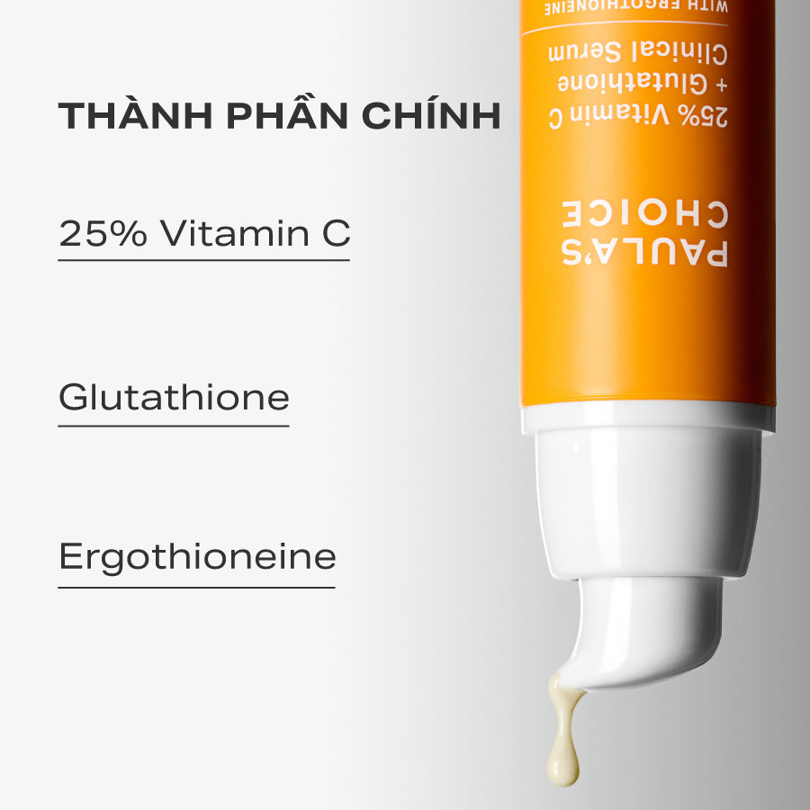 Tinh cht lm sng da v m nm chuyn su vi 25% Vitamin C + Glutath Paula's Choice Vit Nam Tinh cht lm sng da v m nm chuyn su vi 25% Vitamin C + Glutath Paula's Choice Vit Nam