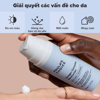 Kem dưỡng ẩm làm dịu da và giảm nếp nhăn chứa phức hợp Omega + Complex Moisturizer