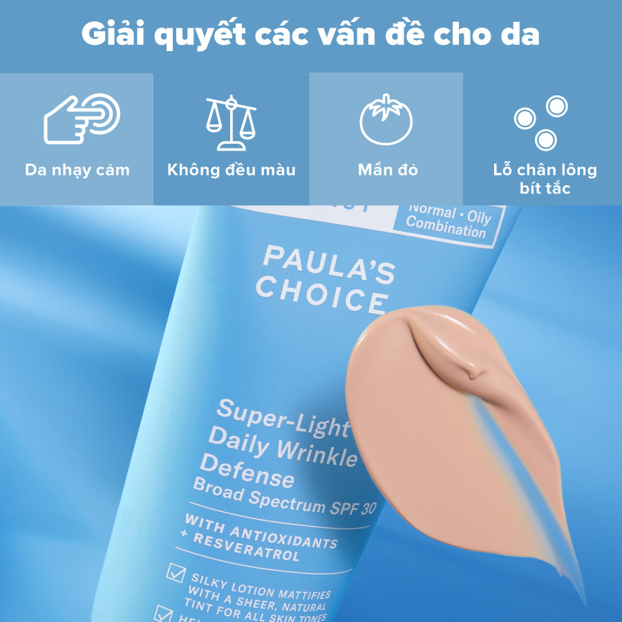 Kem dưỡng chống nắng Resist Super-Light Daily Wrinkle Defense SPF 30