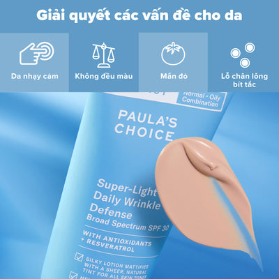 Kem dưỡng chống nắng Resist Super-Light Daily Wrinkle Defense SPF 30