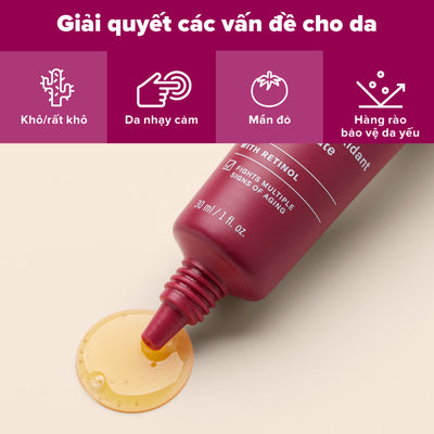 Tinh chất phục hồi da tổn thương  và giảm nếp nhăn dành cho da khô Skin Recovery Super Antioxidant Concentrate Serum 30ml