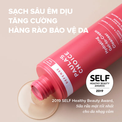 Gel rửa mặt làm sạch và giúp da mềm mịn Paula's Choice Defense Hydrating Gel-To-Cream Cleanser