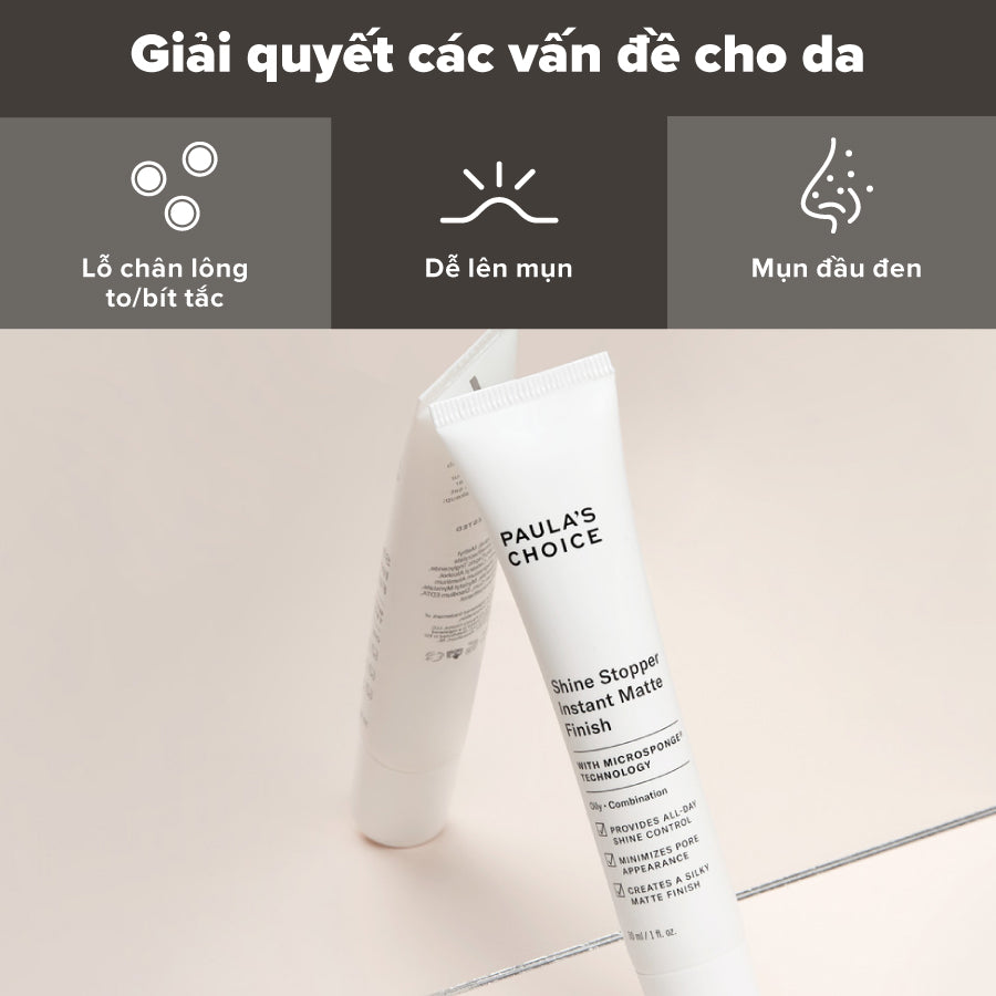 Kem lót hút dầu thừa và làm mịn bề mặt da Shine Stopper Instant Matte Finish 30ml
