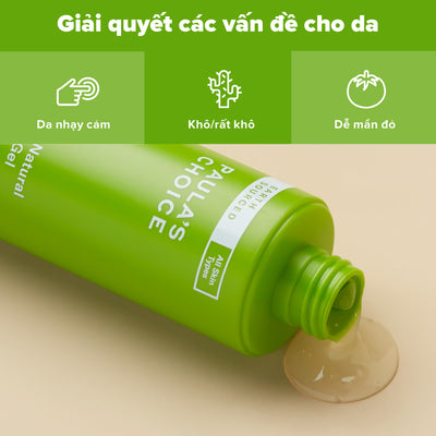 Gel rửa mặt làm sạch da và giúp làm dịu da Earth Sourced Perfectly Natural Cleansing Gel 200ml