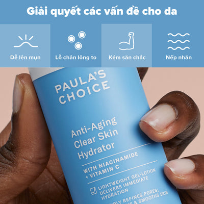 Kem dưỡng ẩm mềm mịn cho da dầu lão hóa Resist Anti-Aging Clear Skin Hydrator