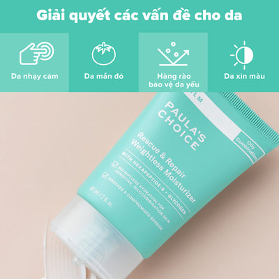 Kem dưỡng ẩm phục hồi cho da dầu nhạy cảm Calm Rescue & Repair Weightless Moisturizer 60ml