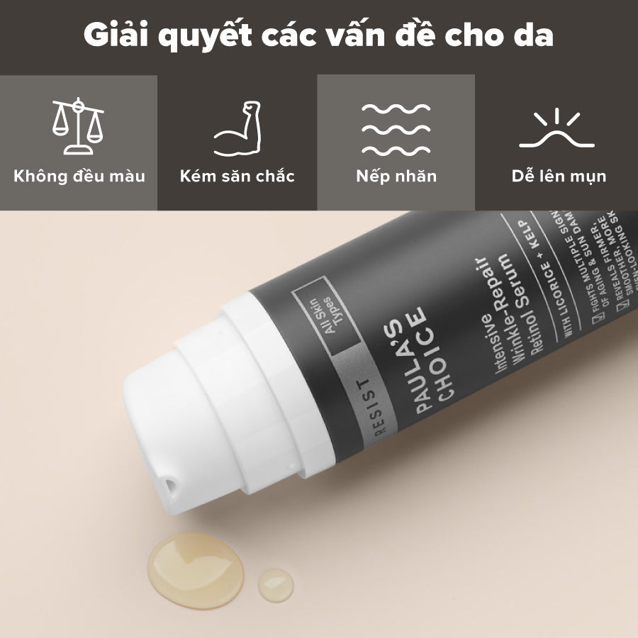 Tinh chất  ngăn ngừa lão hóa, làm giảm nếp nhăn  Resist Intensive Wrinkle-Repair Retinol Serum 30ml