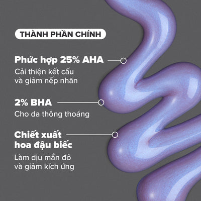 Tinh chất thay da sinh học giúp da sáng mịn Skin Perfecting 25% AHA + 2% BHA Exfoliant Peel 30ml