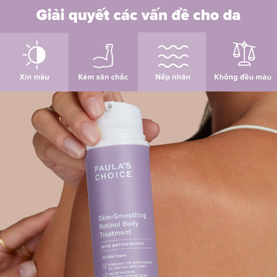 Kem dưỡng thể làm sáng và mềm mịn da  Skin-Smoothing Retinol Body Treatment 118ml
