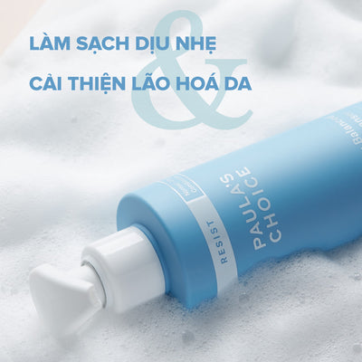 Sữa rửa mặt tạo bọt siêu mịn làm sạch và cân bằng độ ẩm cho da Resist Perfectly Balanced Foaming Cleanser 190ml