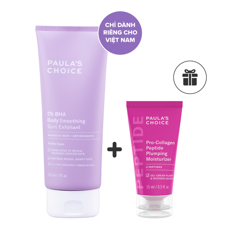 Kem dưỡng thể hỗ trợ giảm mụn và làm mịn da 2% BHA Body Smoothing Spot Exfoliant