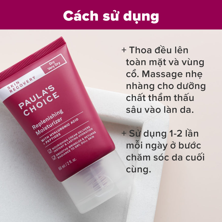 Kem dưỡng ẩm phục hồi dành cho da khô Skin Recovery Replenishing Moisturizer 60ml