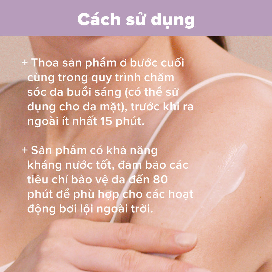 Kem chống nắng toàn thân chống thấm nước không bóng nhờn Extra Care Non-Greasy Sunscreen Broad Spectrum SPF 50 148ml