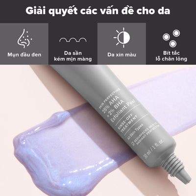 Tinh chất thay da sinh học giúp da sáng mịn Skin Perfecting 25% AHA + 2% BHA Exfoliant Peel 30ml