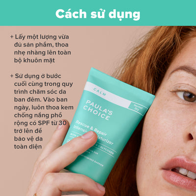 Kem dưỡng ẩm phục hồi cho da khô nhạy cảm Calm Rescue & Repair Intensive Moisturizer 60ml