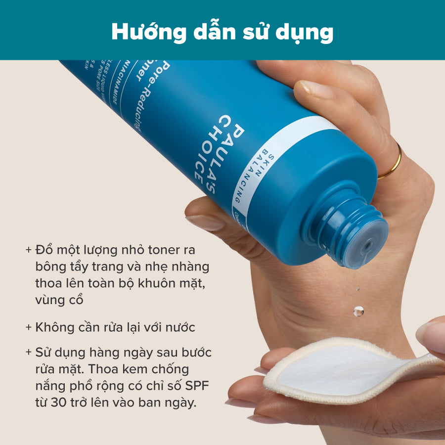Nước cân bằng độ ẩm và thu nhỏ lỗ chân lông Skin Balancing Pore-Reducing Toner