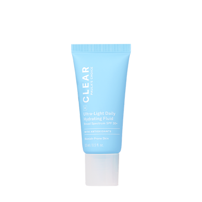 Kem chống nắng dạng sữa dưỡng ẩm và phục hồi da dầu mụn Clear Ultra-Light Daily Hydrating Fluid Broad Spectrum SPF 30+