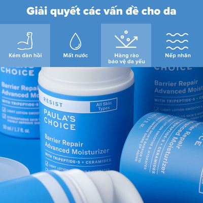 Kem dưỡng ẩm tái tạo hàng rào bảo vệ da, giảm nếp nhăn và làm săn chắc da Resist Barrier Repair Advanced Moisturizer 50ml