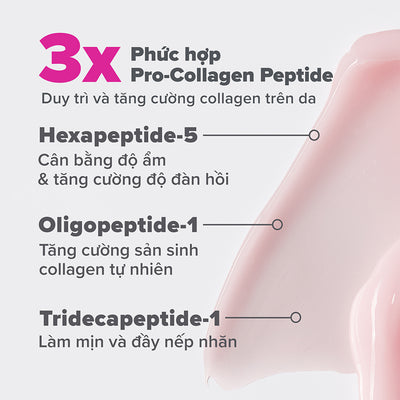 Kem dưỡng ẩm căng mọng và giảm nếp nhăn Pro-Collagen Peptide Plumping Moisturizer 50ml