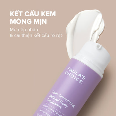 Kem dưỡng thể làm sáng và mềm mịn da  Skin-Smoothing Retinol Body Treatment 118ml