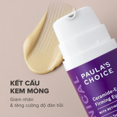 Kem dưỡng mắt làm sáng mịn và săn chắc da chứa Ceramide CLINICAL Ceramide-Enriched Firming Eye Cream 15ml